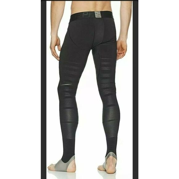 Nike Pro 812988 010 Men's Sz XL-Tall Black Hyperrecovery Compression Tights - Picture 7 of 7